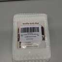 AMOAMI Waffle Bath-Mat, Super Absorbent Bath Mats for Bathroom, Boho Bathroom Rugs Non Slip Washable, Ultra Soft Bathroom-Mat with Tassels Bath Rugs for Floor Mat, 20" X 32" White