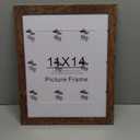 kennethan 11x14 Picture Frame Rotten Brown 1 Pcs Wooden Frame can Display 8x10 Picture with Mat or 11x14 Without Mat on the Wall For home decoration