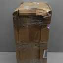 TUTOTAK Narrow Side Table with Charging Station,Small End Table with USB Ports and Outlets, Skinny Sofa Table, Slim Nightstand, Living Room, Bed Room, Brown TB01BB0802 (4-Tier7.9"D x 15.8"W x 28.8"H)