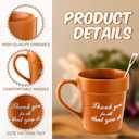 9 Pcs Christmas Teacher Appreciation Gifts for Women Gardener Coffee Mug with Shovel Spoon Plant Lover Cup Thank You Gift for Graduation End of Year Birthday Party Favor(Classic)