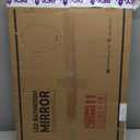 Keonjinn 22 x 30 Inch Asymmetrical Backlit Bathroom Mirror with Lights, LED Irregular Mirror with HD Tempered Glass, UL-Listed LED Driver, 3 Color Lights, Dimmable, Memory Function, Safe Defogging