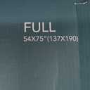 Gotcozy Heated Mattress Pad Full Size - Electric Mattress Pad Fit up to 15with 6 Heat Setting & 10 Hour Auto Off ETL Certified Machine Washable(White)