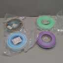 SUNLU 3D Printer Filament Bundle, Silk Filament Multicolor, Individually Vacuum Packed, Dual Color*5, Triple Color *3, 2kg in Total 4 Pack