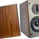 200W Passive Bookshelf Speakers, 2-Way Passive Speakers, 5.25" Woofer & 4" Ribbon Tweeter, 60Hz Bass for Home/Office/Theater Pair (Needs Amplifier or Receiver to Operate)