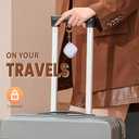 2 x WSDCAM Personal Safety Alarm for Women, 130dB Loud Keychain Alarm with 3-Color LED Safety Light, Rechargeable Self Defense Keychain Personal Alarms for Women, MissCubieGlowSafe Box (Purple)