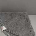 Arotive Bathroom Rugs Round 30x30, Extra Soft Absorbent Shaggy Chenille Bath Rugs, Machine Washable Rubber Backing Non-Slip Bath Mats for Bathroom Floor Tub and Shower, Home Decor Accessories, Grey