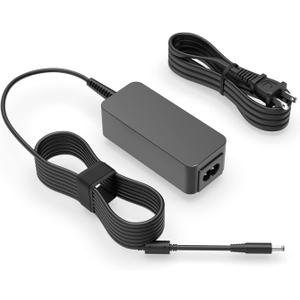 Superer 45W AC Charger Fit for Dell Inspiron P25T P24T P20T P58F P51F P28E P69G P57G P66F P75F P47F P30E P83G P60G P70F P54G P32E P55F P75F P29G P89G P35E P63F P76G P93G P91G Laptop Power Supply Cord