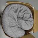 Cervical Neck Pillow for Pain Relief Sleeping, Contour Memory Foam Pillows, Ergonomic Side Sleeper Pillows for Adults, Cooling Orthopedic Neck Support Pillow for Back Stomach Sleepers (Queen Size-24.8''Lx14.96''Wx5.78''H, Black&grey-grid)