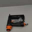 Pneumatic Brad Nailer,18 Gauge,2 in 1 Air Nail Gun Staple Gun,Accepts 2 Inch Brad Nails and Crown 1-5/8 inch Staples,with Carrying Case and 1000pcs Nails,for Carpentry, DIY,Woodworking (Black)