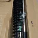 Thatch Rake for Lawns 21 Curved Steel Tines with 64'' Adjustable Metal Handle Handle Heavy Duty Dethatcher Rake for Garden Yard Farm Lawn Care Leveling Gathering Leaf Grass Removal (Black-2)