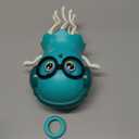 Dancing Octopus Toy,Smart Tentacle Explorer,Crawling Dancing Automatic Obstacle Sensor Toys,Electric Crawling Octopus with LED Lights & Music (Green Jellyfish)