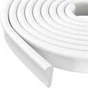 Frantie Weather Stripping Door Seal Strip, 118'' Foam Weatherstripping Window Sealer Winter, Door Soundproofing Self Adhesive Window Door Insulation Strip for Exterior Door, Draft Stopper Gap Filler