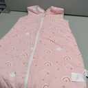 david's kids Baby Winter Sleep Sack 0-6 Months, 2.5 TOG Cotton Baby Wearable Blanket with 2-Way Zipper, Warm Sleep Sack for Unisex Boys Girls, Small Size, Rainbow