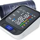 Blood Pressure Monitor - Automatic Blood Pressure Machine for Home Use - Large Color Screen and Large Adjustable Cuff for Reliable Readings