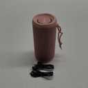 Ortizan Wireless Portable Bluetooth Speaker, IPX7 Waterproof, Dustproof and Rustproof, Powerful 24W Sound, Enhanced Bass, 30 Hour Battery, 360 Party Light, and Stereo Pairing (BT 5.3), Gifts - Pink