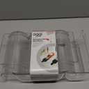 Oggi Bottle Rack for Wine, 6 Bottle Wine Storage - Stackable Wine Rack, Secure Stack Tabs. Water Bottle Storage, Wine Bottle Holder for Kitchen, Cabinet, Fridge - Each Rack Holds 3 Bottles, 2 Pack (4pc. New)