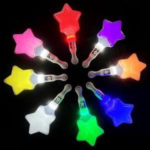 M.best 24pack Glow Sticks Party Supplies, Glow in The Dark Party Favors for Kids and Adults, LED Light up Party Gifts for Halloween, Weddings, Dances, Birthdays, Concerts (Star Shaped Sticks)