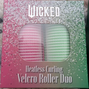WICKED Heartless Curling Velcro Roller Duo. Pack of 2