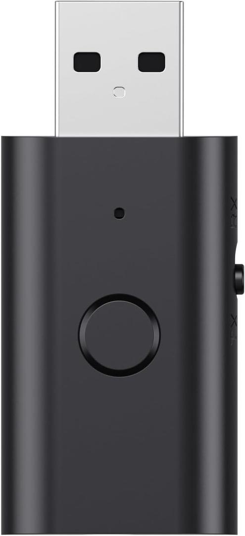 5.3 transceiver 2-in-1 BT Receiver, USB Bluetooth Adapter,Wireless Audio Adapter, Low Latency, Power by USB for PC Home/Car Sound System