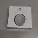 Google Nest Thermostat - Smart Thermostat for Home - Programmable Wifi Thermostat - Charcoal