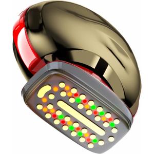 Face Massager with Light Therapy for Face, 3-in-1 Skin Tightening and Lifting Device for Wrinkles, Home Use Facial Massage Tool