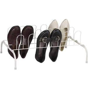 Household Essentials 9-Pair Wire Shoe Rack, White