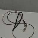 Petbobi Chew Proof Dog Leash - 6FT Metal Cable with Comfortable Padded Handle, Heavy Duty Dog Leashes for Walking Training Jogging, Brown Lead Rope for Large Medium Pets Teething Puppies, 1pc