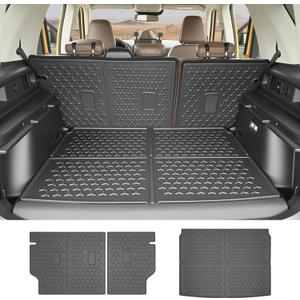 Cargo Mat and Backrest Liner Compatible with Bronco Sport 2021 2022 2023 2024 2025 Trunk Liners Seatback Mat Replacement for 2021-2025 Ford Bronco Sport (Cargo mat+seatback mat)