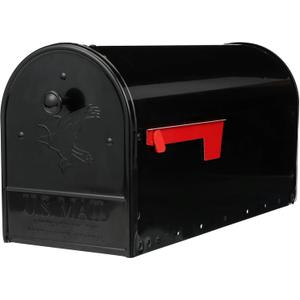 Gibraltar Mailboxes OM160BEC Outback Double Door, Large Capacity Mailbox, Black