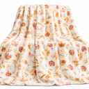 HD Designs Micro Plush Throw 50" x 70" Floral