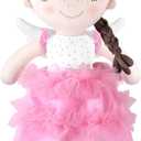 GAGAKU Soft Baby Doll Toys (16'') for Girls, My First Baby Rag Dolls for 1 Year Old Girl Birthday Gift Plush Doll Toys Machine Washable Baby Doll for Toddler Kids Infants - Star Princess