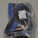 Service Dog Vest - HEYCAHVA Tactical Dog Harness Full Metal Buckles Dog Vest for Large Medium Dog Reflective No Pull Dog Harnesses with Leather Handle, Hook & Loop for Hiking Training (Blue, XL)