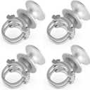 4Pack Mini Cantilevered Gate Rollers,Fits 2-3/8"Post & 1-5/8"Rail