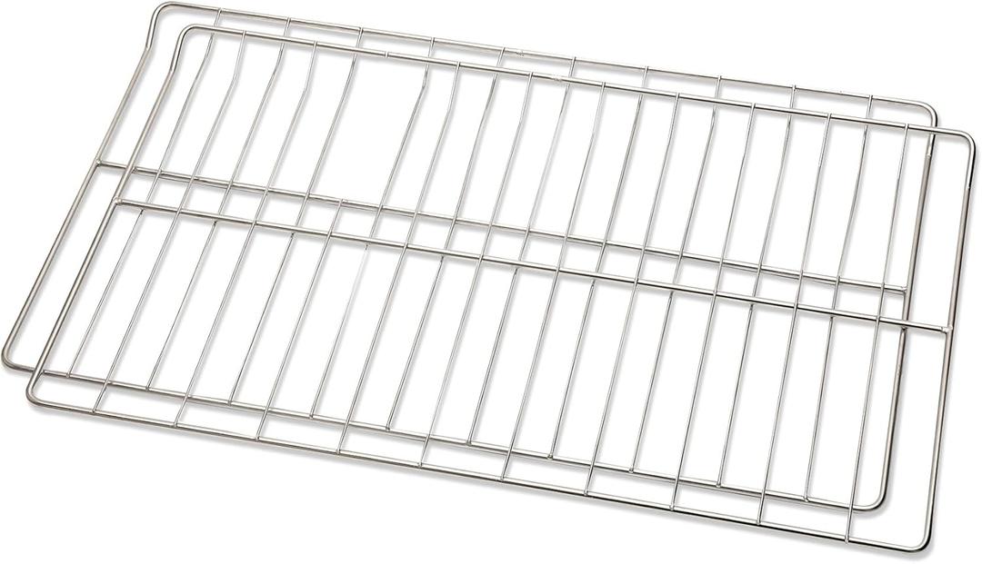 WPW10550642 Oven Rack Replacement for Whirl-pool, Amana-304 Stainless Steel 25" x 15" Wire Shelf Compatible with WFG320M0MS, WFG505M0BS3, AGR5330BAS3 Gas Stove (1 Pack)