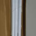 2 Pack White Tension Curtain Rod for Windows 28 to 48 inch, Adjustable Expandable Pressure Spring Curtain Rod No Drilling, 7/8" Curtain Rod for Bedroom Doorway Closet Door