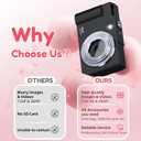 Digital Camera, FHD 4K Digital Point and Shoot Camera with 16X Zoom Anti Shake, 48MP Compact Small Camera with 32GB Card for Boys Girls Kids