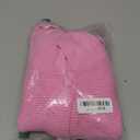 Saodimallsu Womens Short Sleeve Cropped Cardigans Casual Summer Button Down Collared Lightweight Loose Knit Sweater Top (Small, Pink)