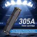 305A Toner Cartridge Replacement for HP 305A CE410A CE411A CE412A CE413A Toner for Laser Pro 400 Color M451dn M451dw M451nw Pro 300 M375nw M475dw M475dn Printer (4 Pack, Black/Cyan/Magenta/Yellow)