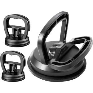 Car Dent Puller,Powerful Car Dent Puller, Car Dent Removal Kit,Dent Remover Tool for Car Dent Repair, Glass, Screen, Tiles Lifting and Objects Moving (Black+Black)