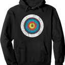 Vintage Archer Archery Target Hoodie