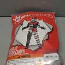 Morph Evil Jester Costume Men, Adult Jester Costume, Scary Halloween Costumes, Halloween Costumes For Men (Large)