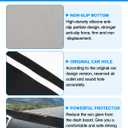 Autorder Dashboard Cover Mat for 2005-2015 Toyota Tacoma Pickup Accessories Dash Cover Flannel Dash Mat Sunshade Glare UV Rays Protector