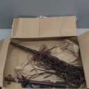 TYBEEU 4ft Star Light Tree with 128 Warm White LEDs, Dimmable, Ideal for Indoor & Outdoor Holiday Decor, Home, Garden, Wedding & Party