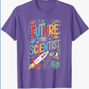 Science T-Shirt, Purple, Small