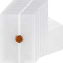 150 Pcs Pre-Folded Vellum Jackets for 5 x 7 Invitations White Translucent Arts and Crafts Vellum Paper Wedding Invitations Folded Vellum Paper Wraps for DIY Photos Postcards Scrapbook Envelopes