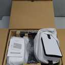 250W Outdoor Bluetooth Speakers, Wireless Sync Between Speakers, IPX5 Waterproof, Powerful Bass, Wall Mount for Patio, Porch, Gazebo, Garage, 2-Pack, White(MZ-632)