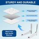 Mini Split Wall Mounting Bracket for 9,000-18,000 BTU Air Conditioner, Heavy Duty AC Support Bracket for Outside, Holds Up to 330lbs