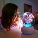 Imagix Crystal Ball AI-Powered Interactive Hologram Toy for Kids, Talking 3D Fairy & Dragon Companion with Stories, Games, Learning & Voice Chat, Ages 5+