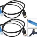 Ensun ABS Wheel Speed Sensor Compatible with 3 E46 325i 330i M3 Z4 E85 Front Rear Left Right # 34526752681 34526752682 34526752683