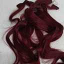 Clip in Hair Extensions Real Human Hair, Burgundy Red  20 Inch 7pcs 70g/Pack, Soft Real Human Hair Clip in Extensions Straight for Women, Suitable for all Hair Types (#99J 20 Inch)